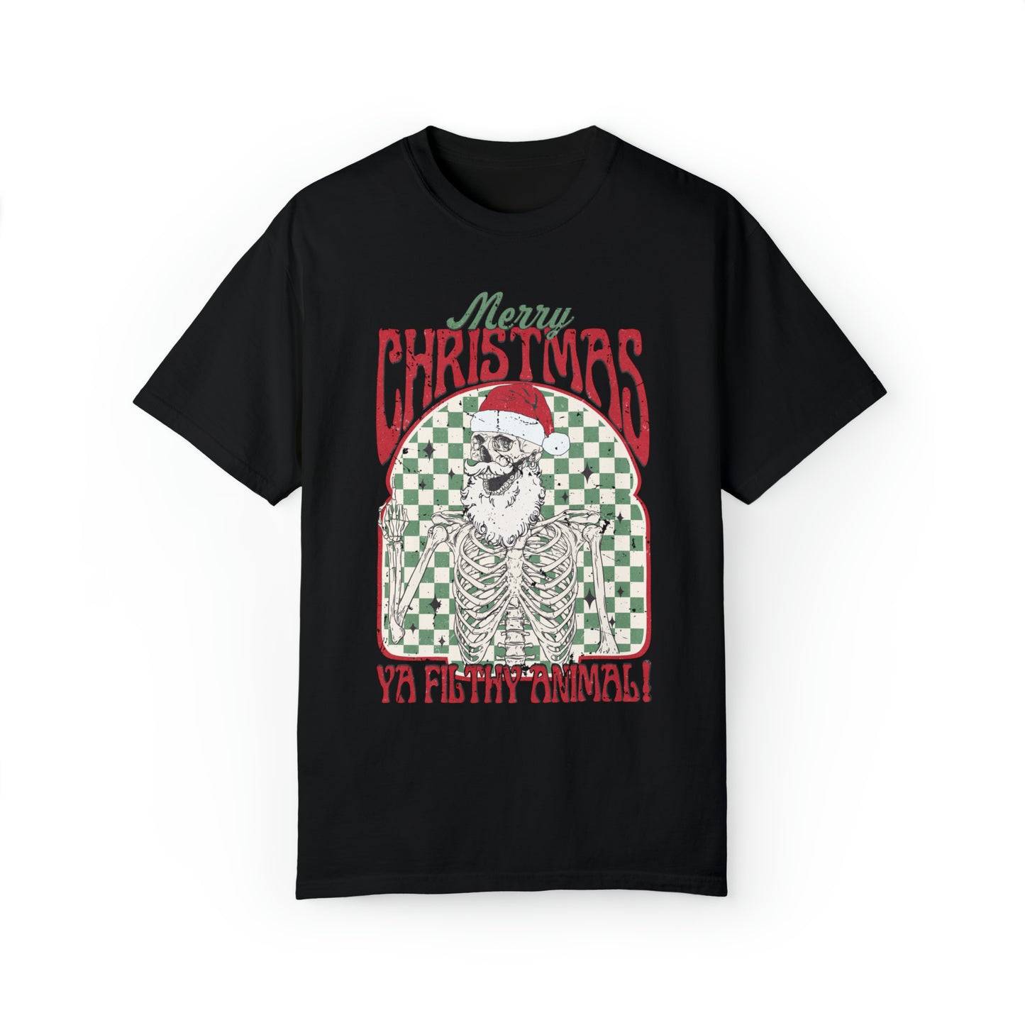 Merry Christmas Filthy Animal Skeleton Shirt