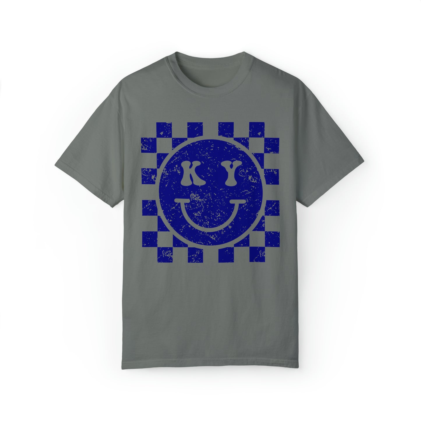 Kentucky Checkered Smiley Face Shirt