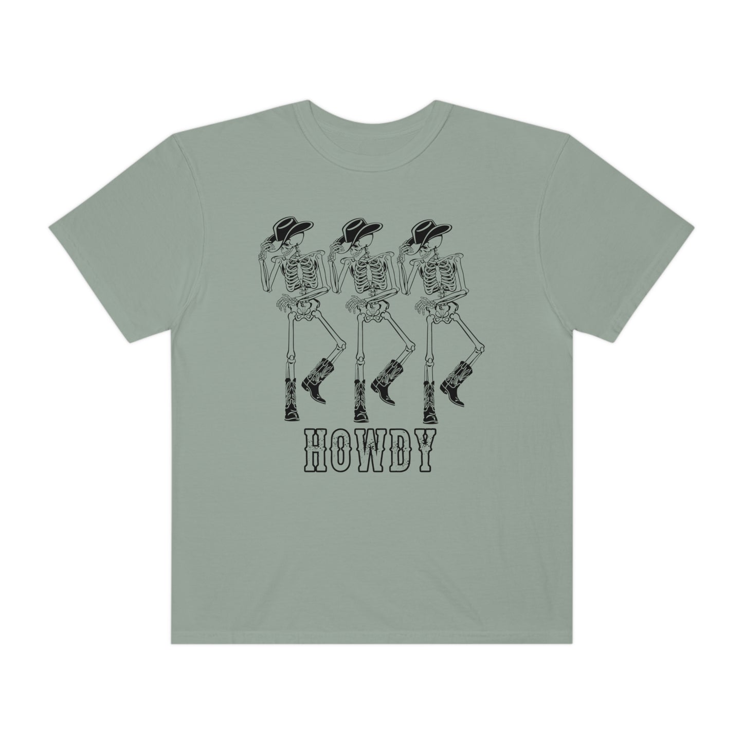 Howdy Cowboy Skeleton Tee