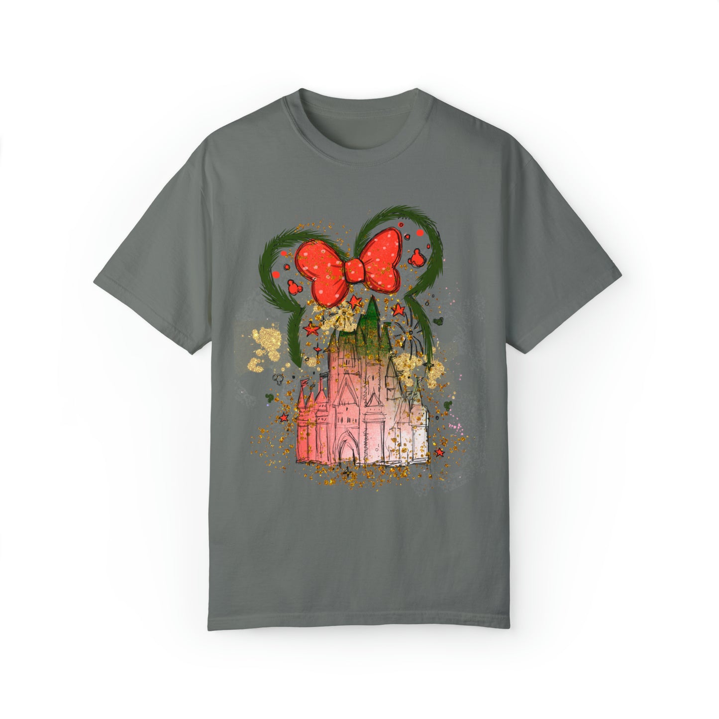 Watercolor Christmas Castle Shirt