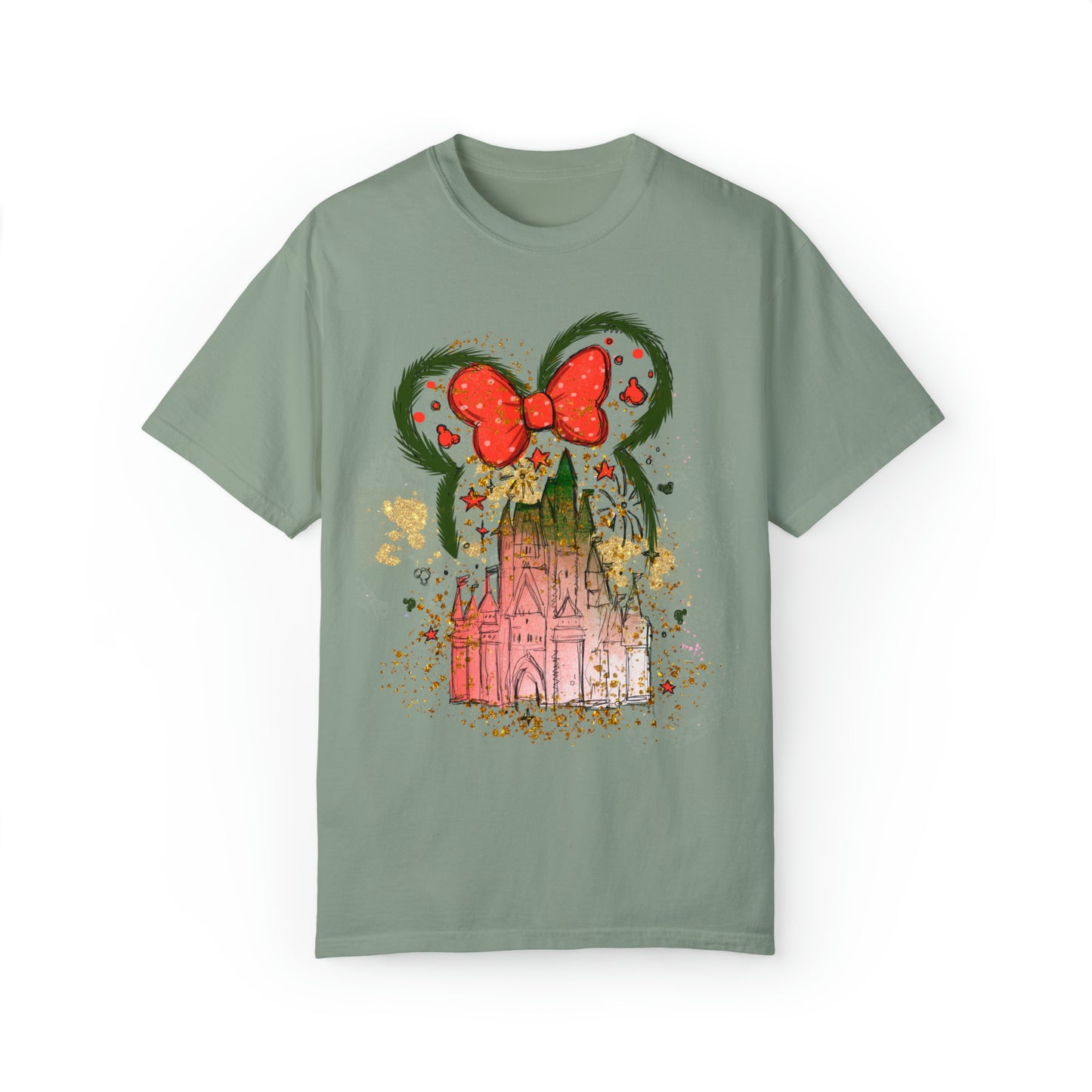 Watercolor Christmas Castle Shirt
