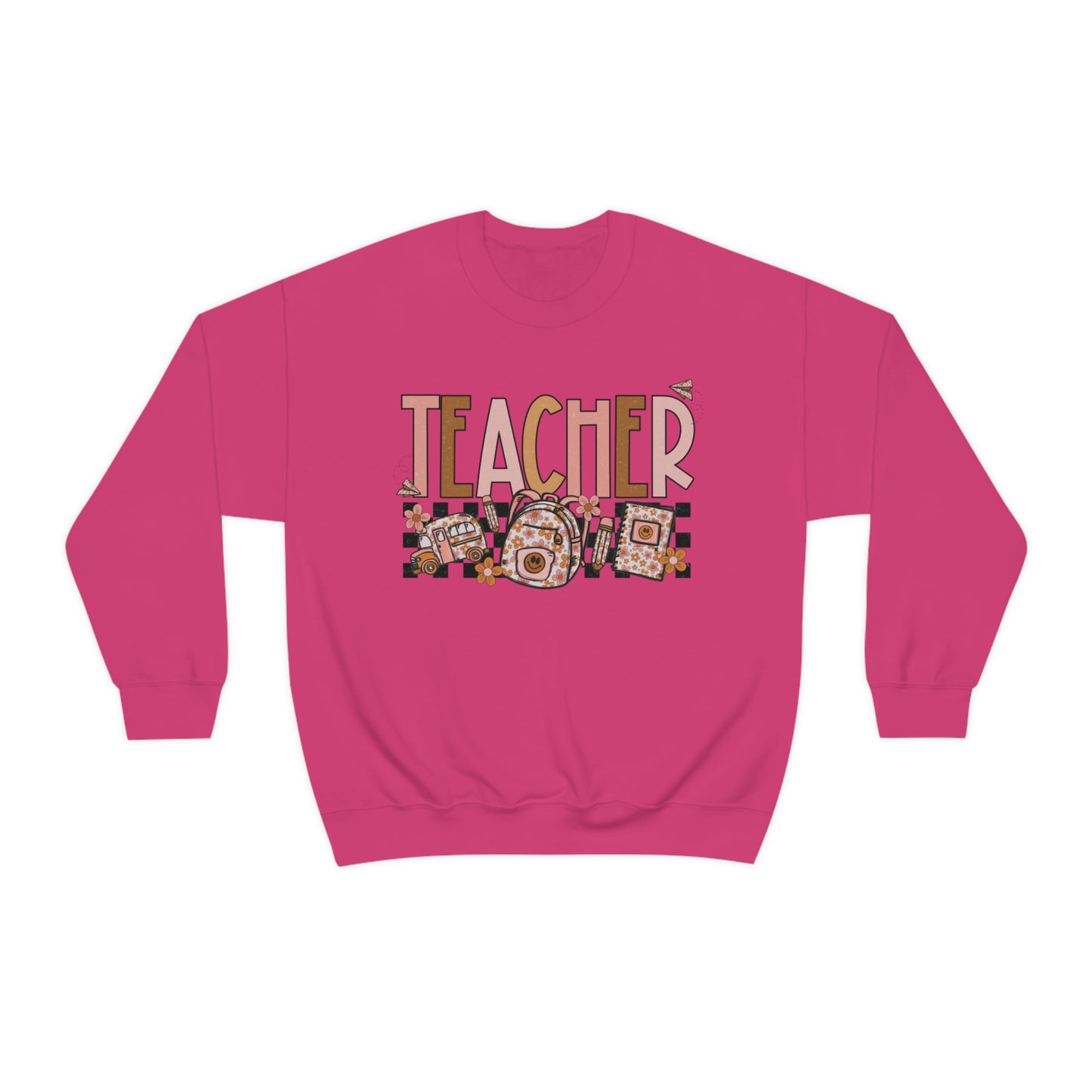 Retro Teacher Back To School Sweatshirt