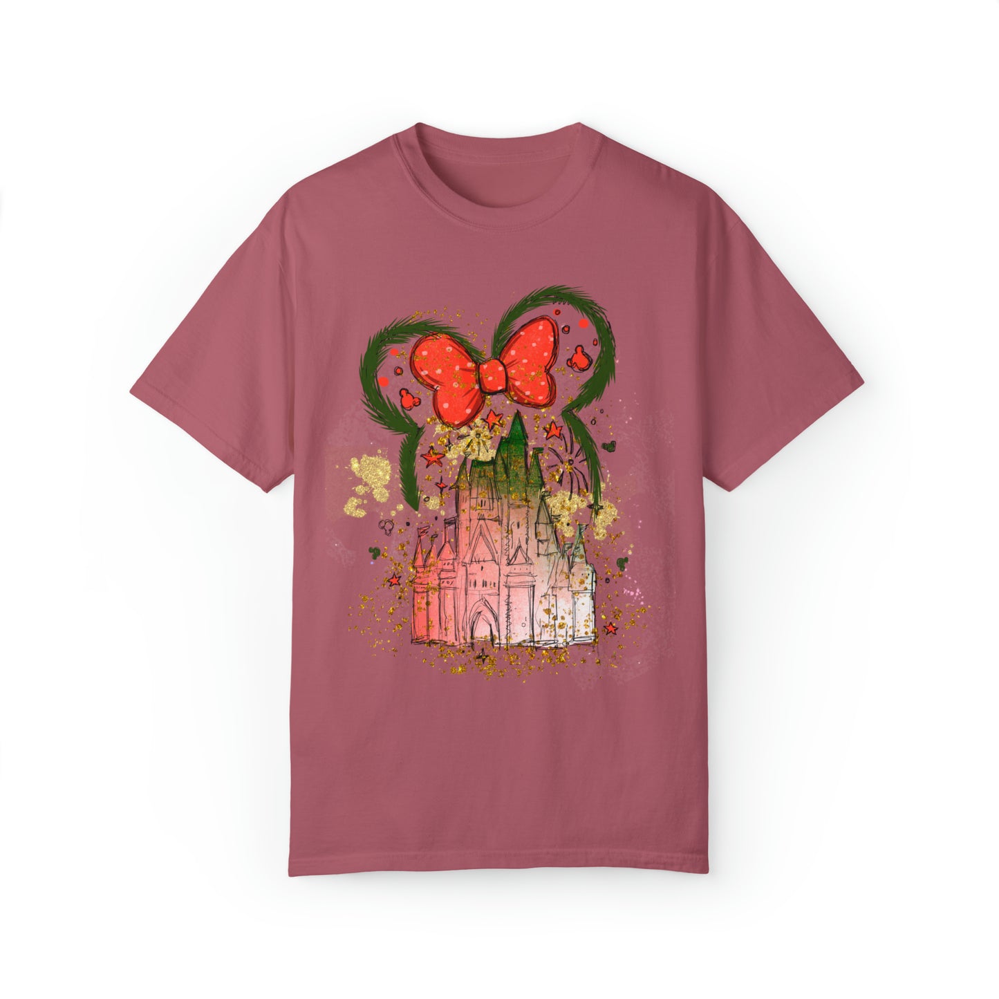 Watercolor Christmas Castle Shirt