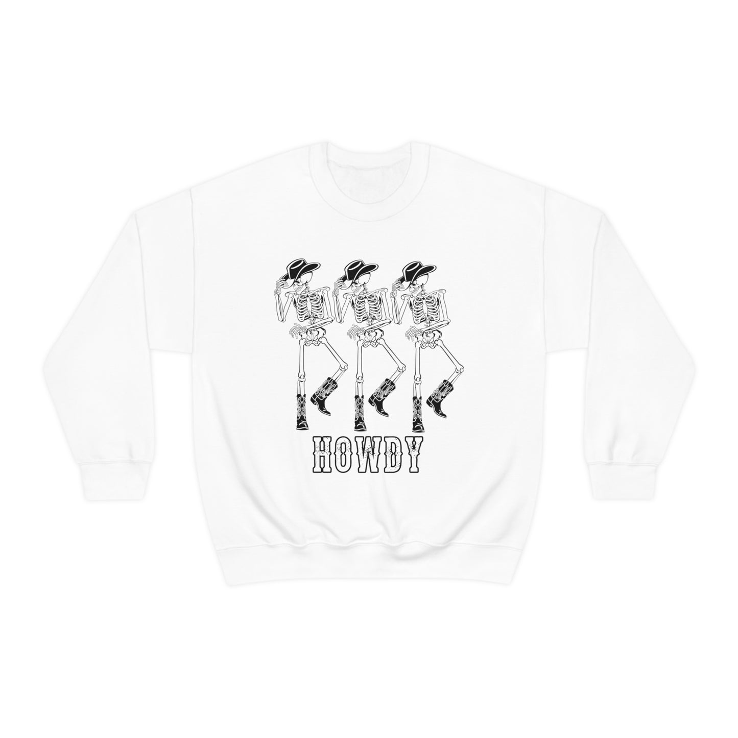 Howdy Skeleton Cowboy Sweatshirt