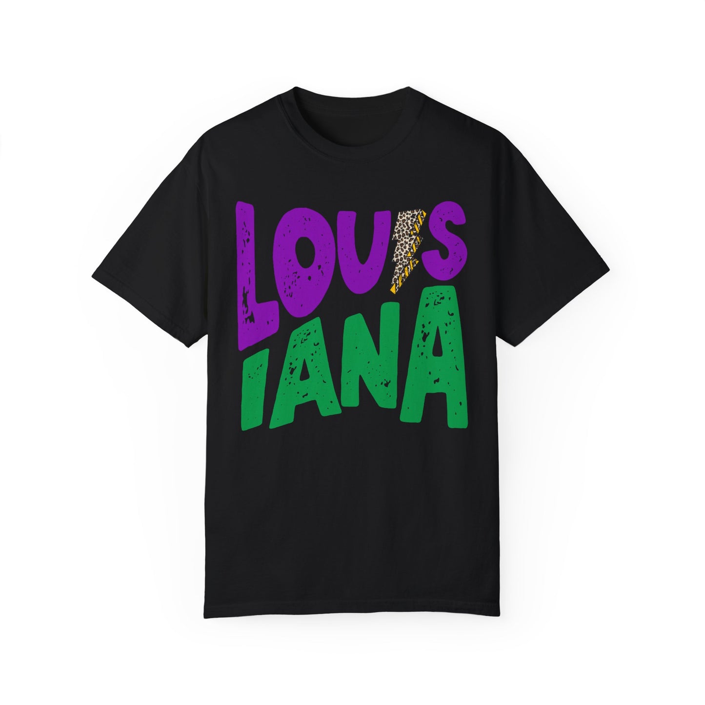 Louisiana Mardi Gras Lightning Bolt Shirt