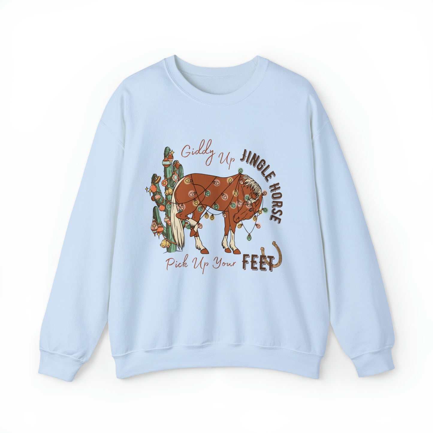 Giddy Up Jingle Horse Sweatshirt