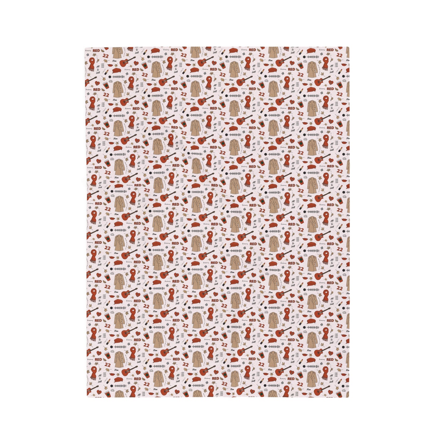 Red TS Plush Blanket