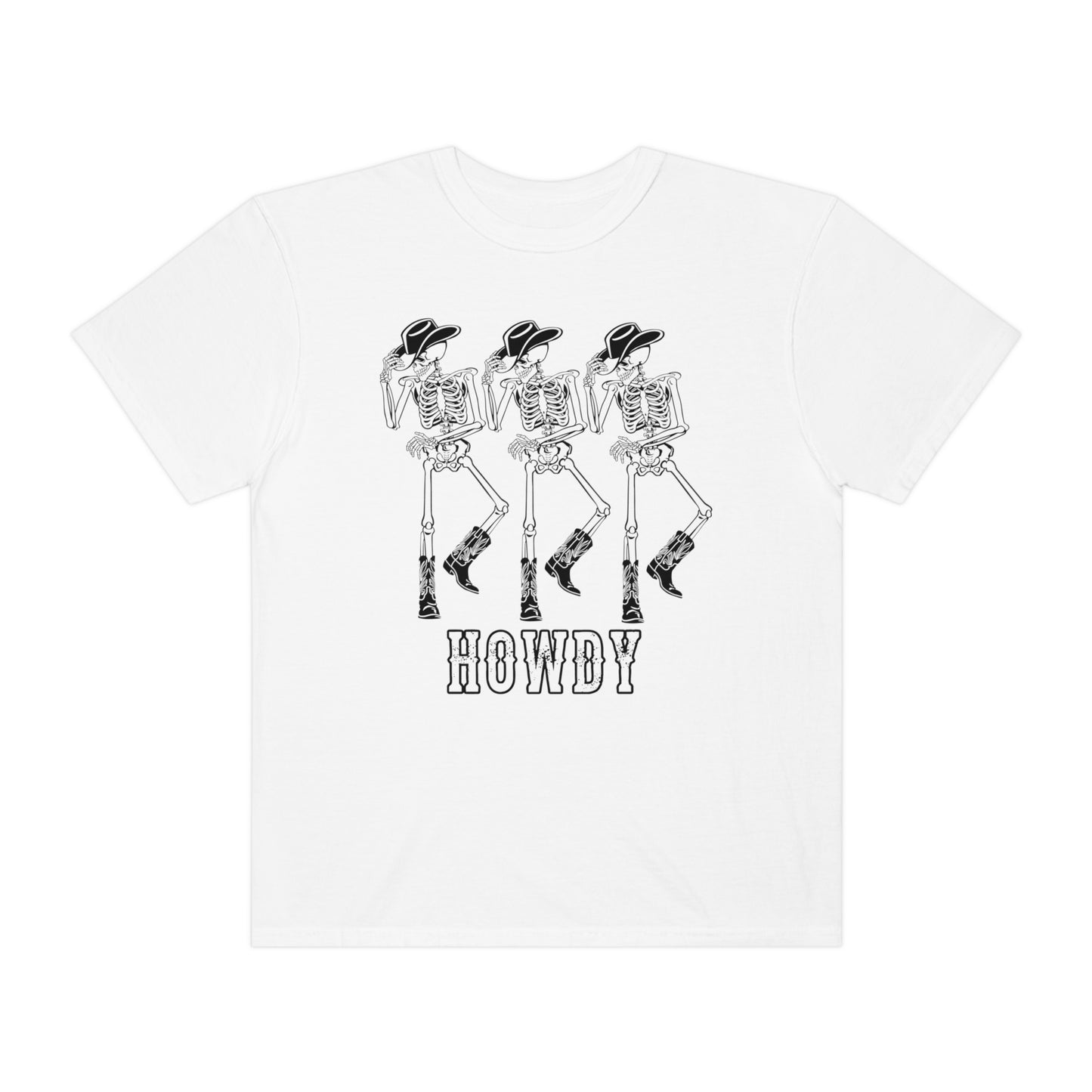 Howdy Cowboy Skeleton Tee