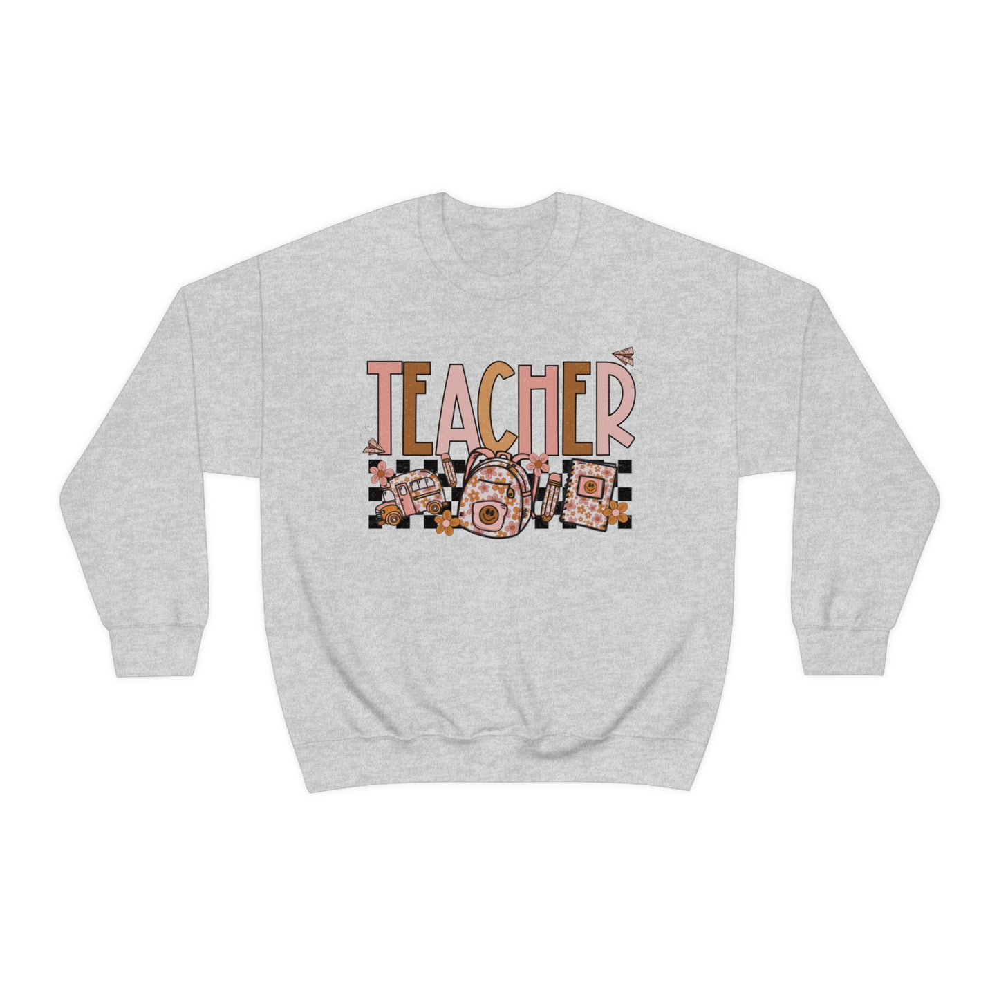 Retro Teacher Back To School Sweatshirt