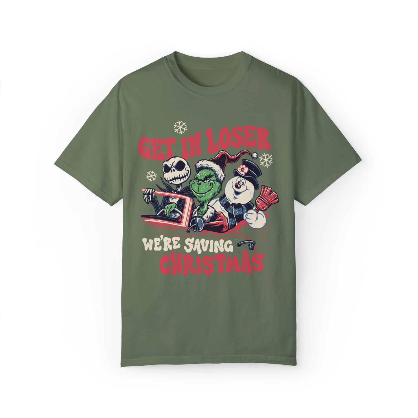 Get In Loser We're Saving Christmas Shirt