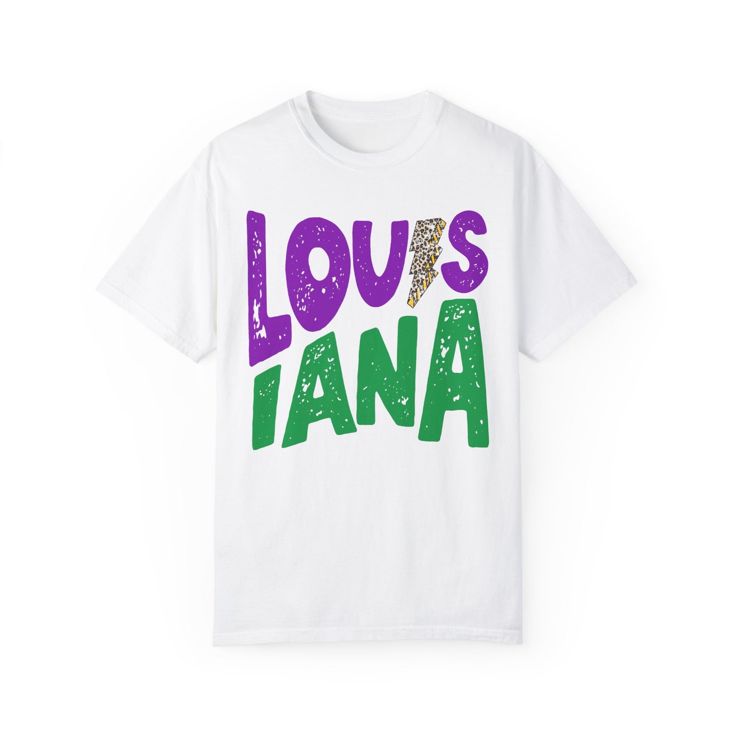 Louisiana Mardi Gras Lightning Bolt Shirt