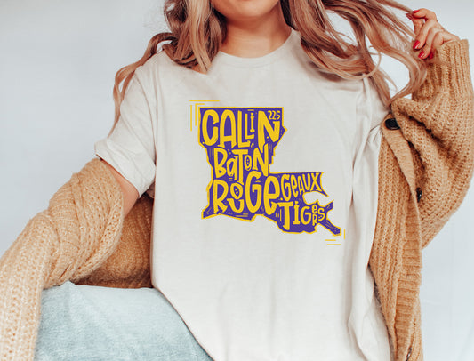 Callin Baton Rouge Bella Canvas Shirt