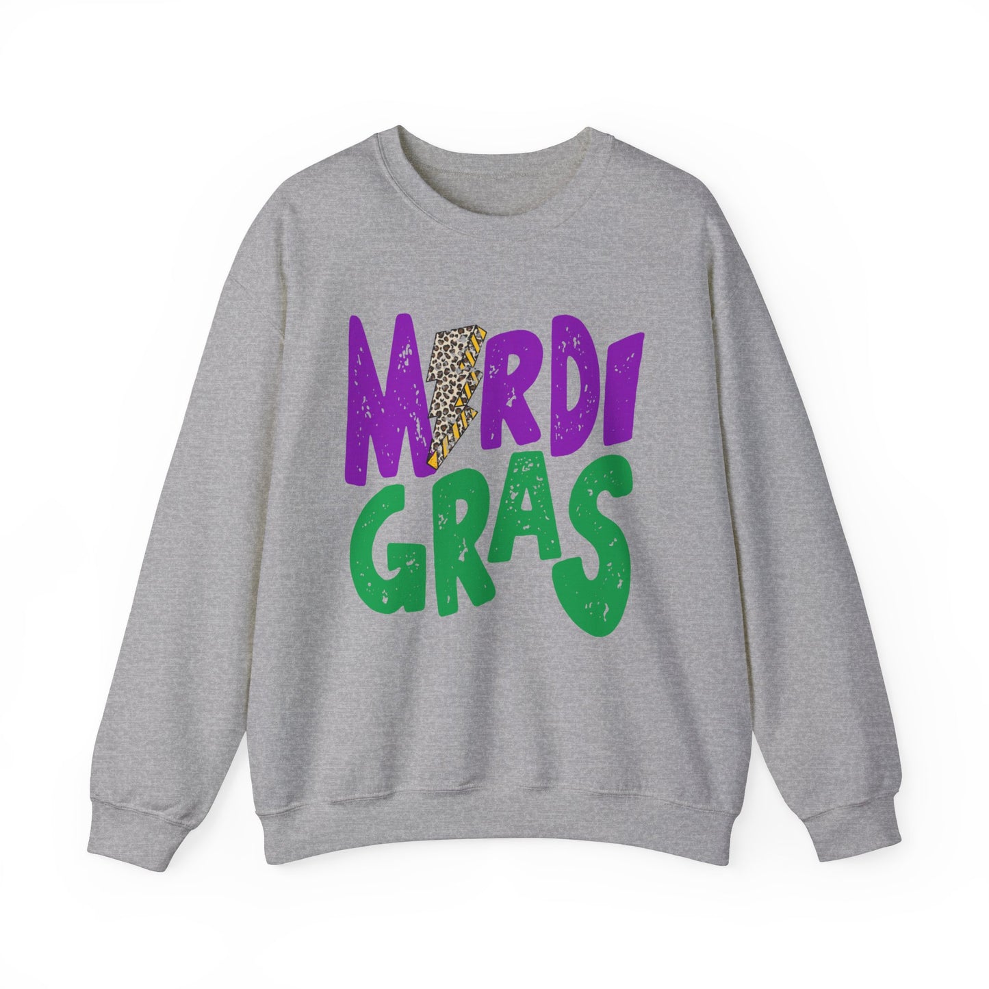 Mardi Gras Lightning Bolt Sweatshirt