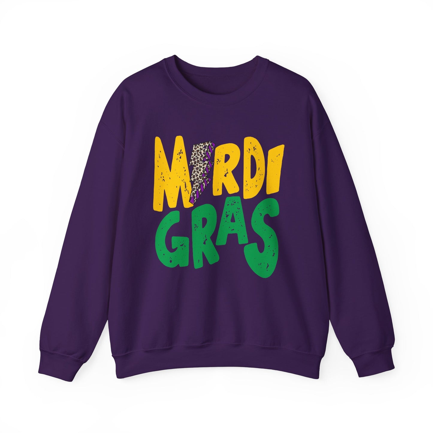Mardi Gras Lightning Bolt Sweatshirt