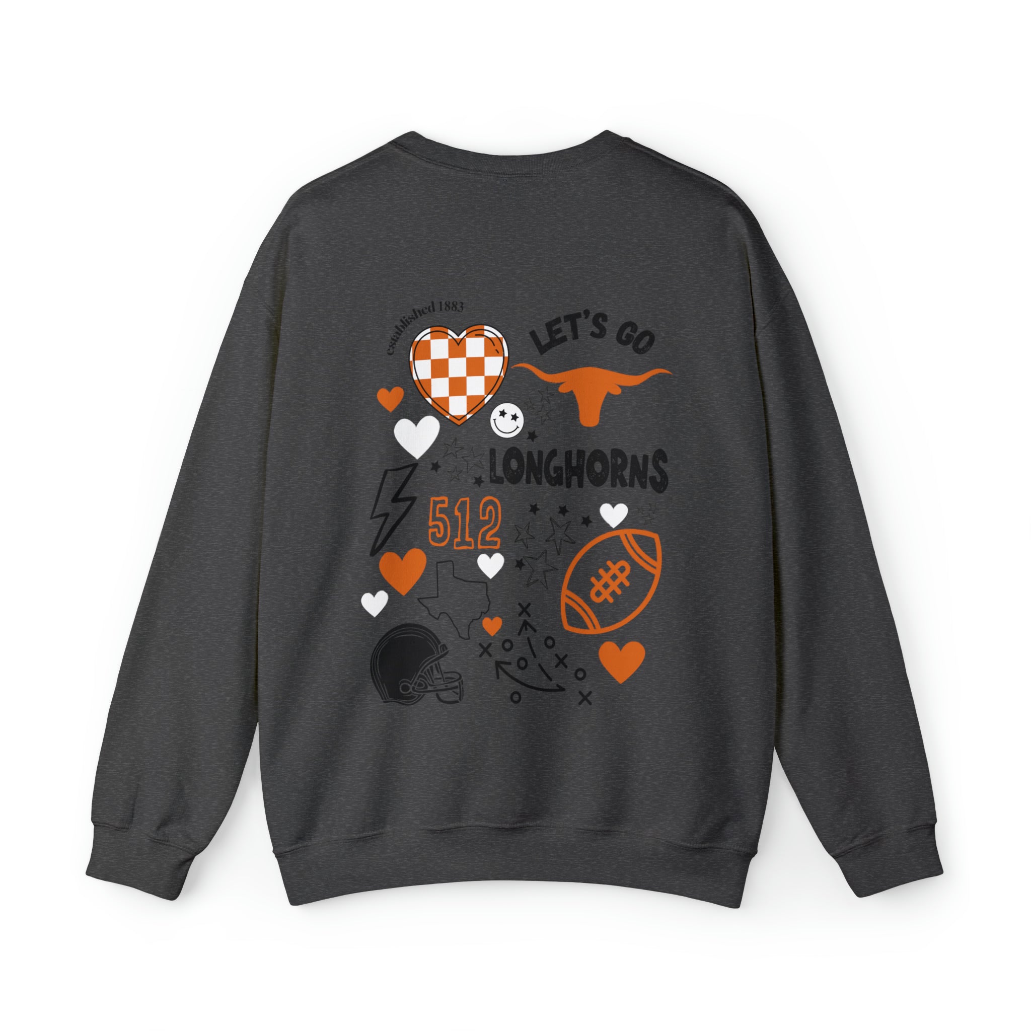 Texas Longhorn Game Day Sweatshirt 812 Hickory texas-longhorn-game-day-sweatshirt-812-hickory
