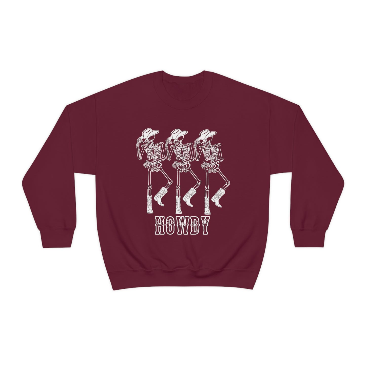 Howdy Skeleton Cowboy Sweatshirt
