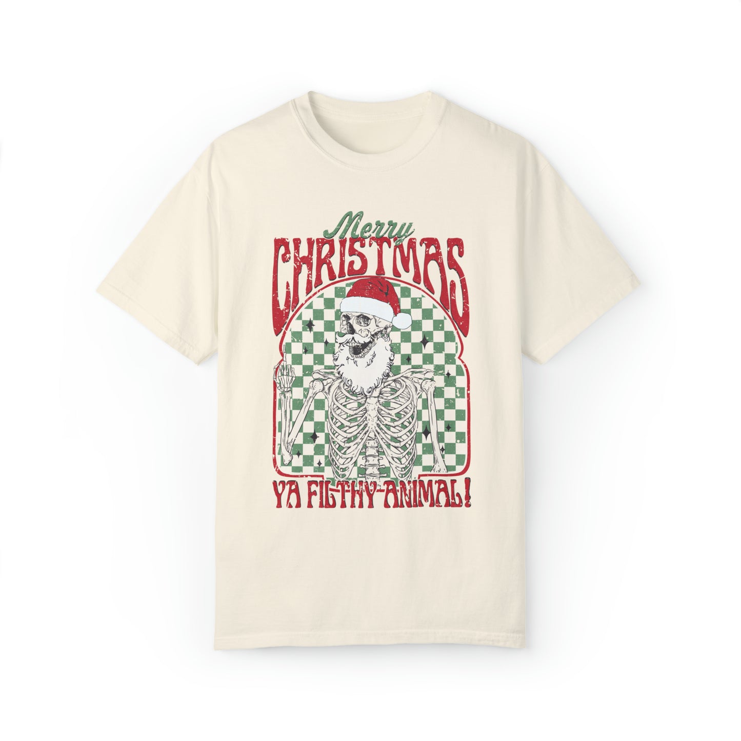 Merry Christmas Filthy Animal Skeleton Shirt
