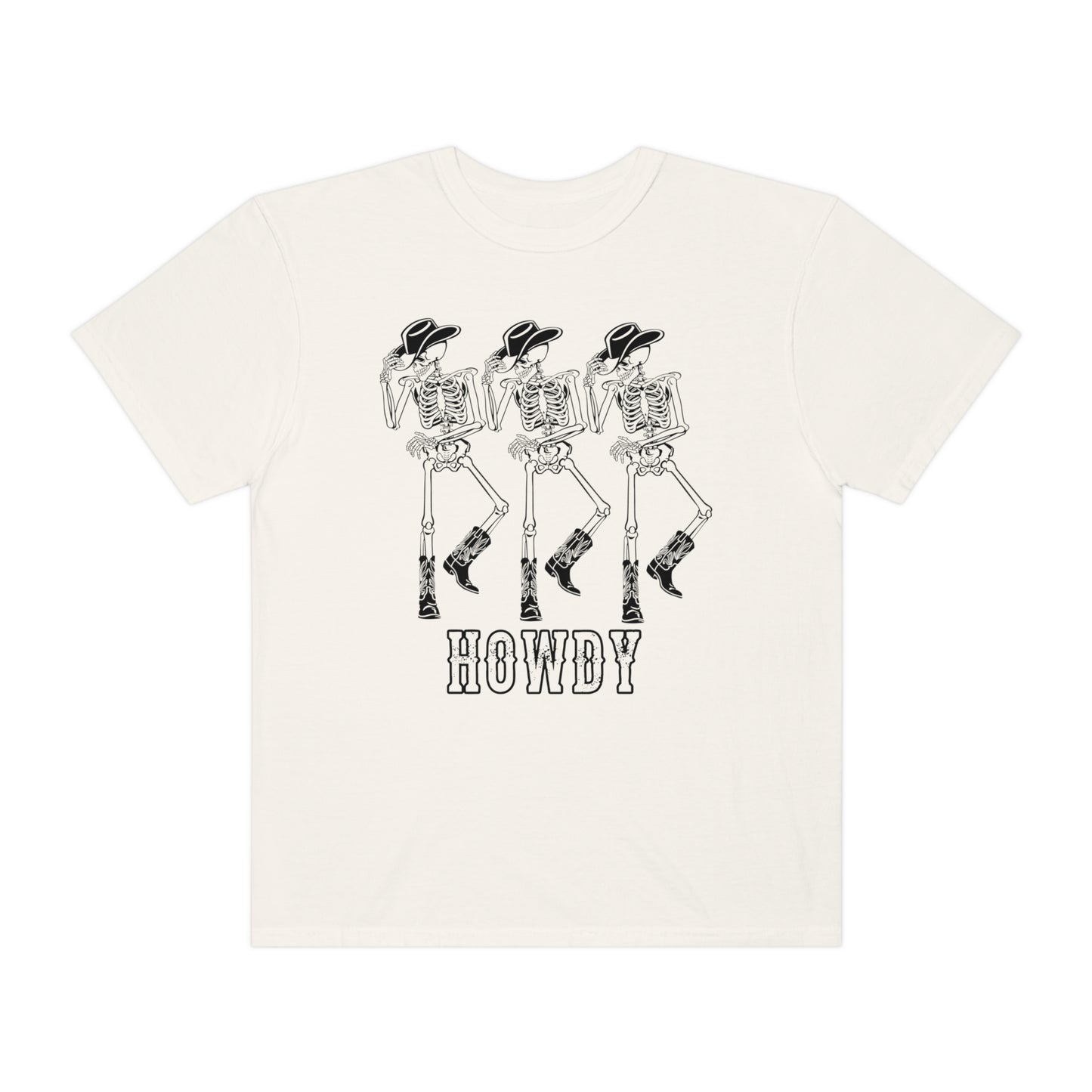 Howdy Cowboy Skeleton Tee