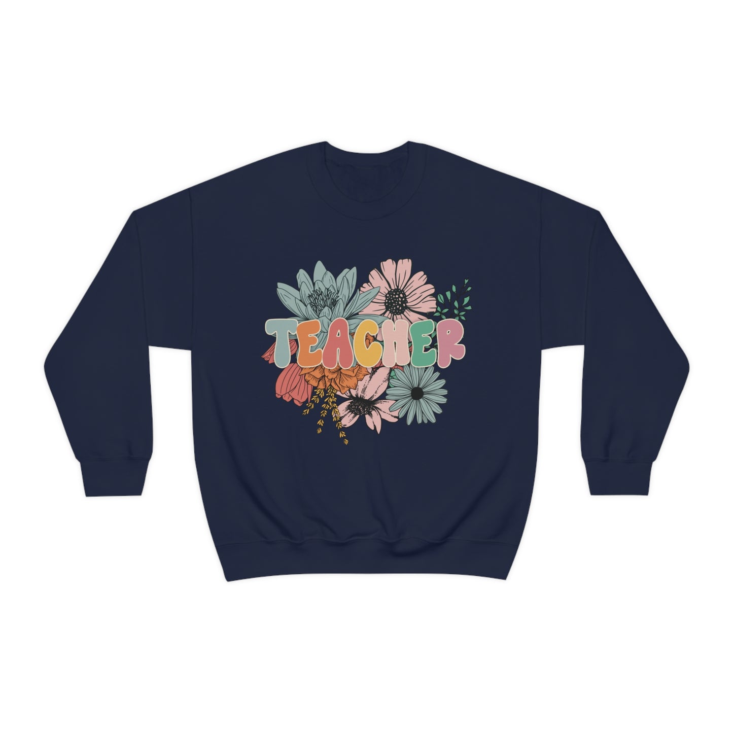 Floral Teacher Sweatshirt