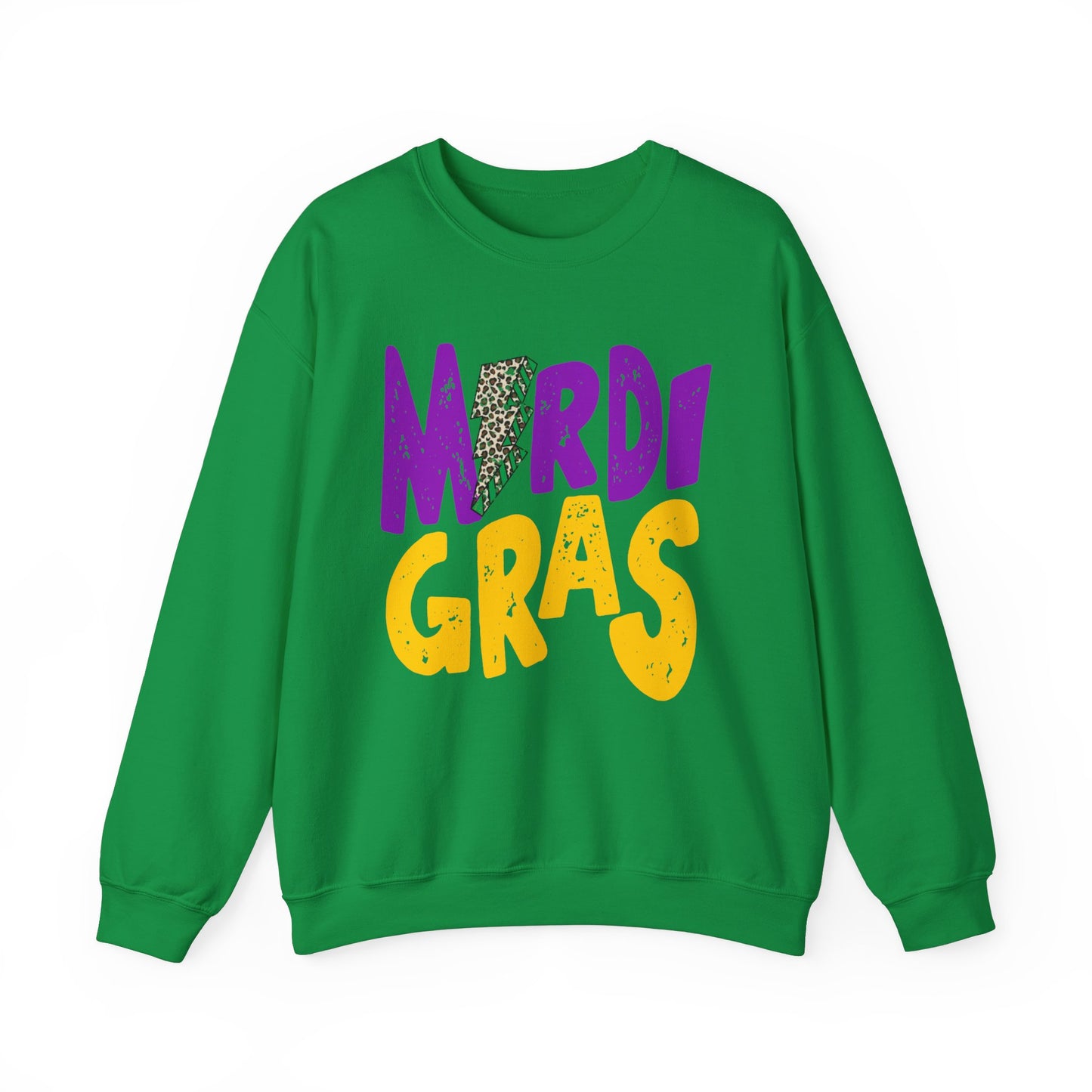 Mardi Gras Lightning Bolt Sweatshirt