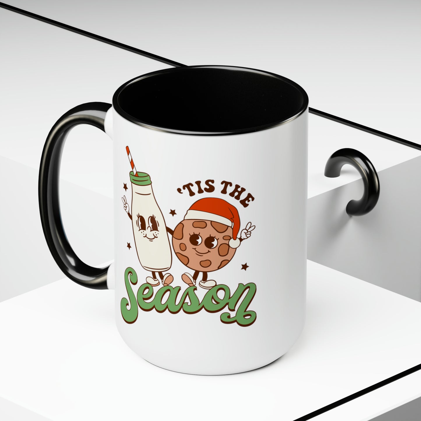 Tis The Season Milk & Cookies Mug