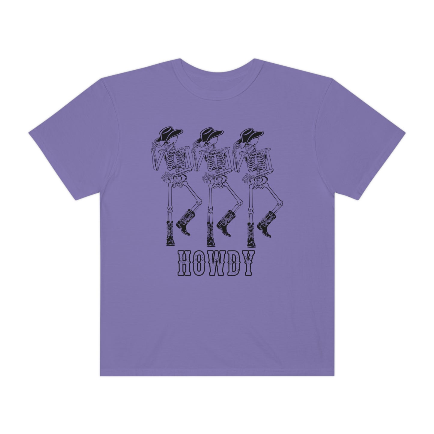 Howdy Cowboy Skeleton Tee