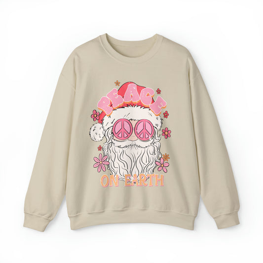 Peace On Earth Santa Sweatshirt