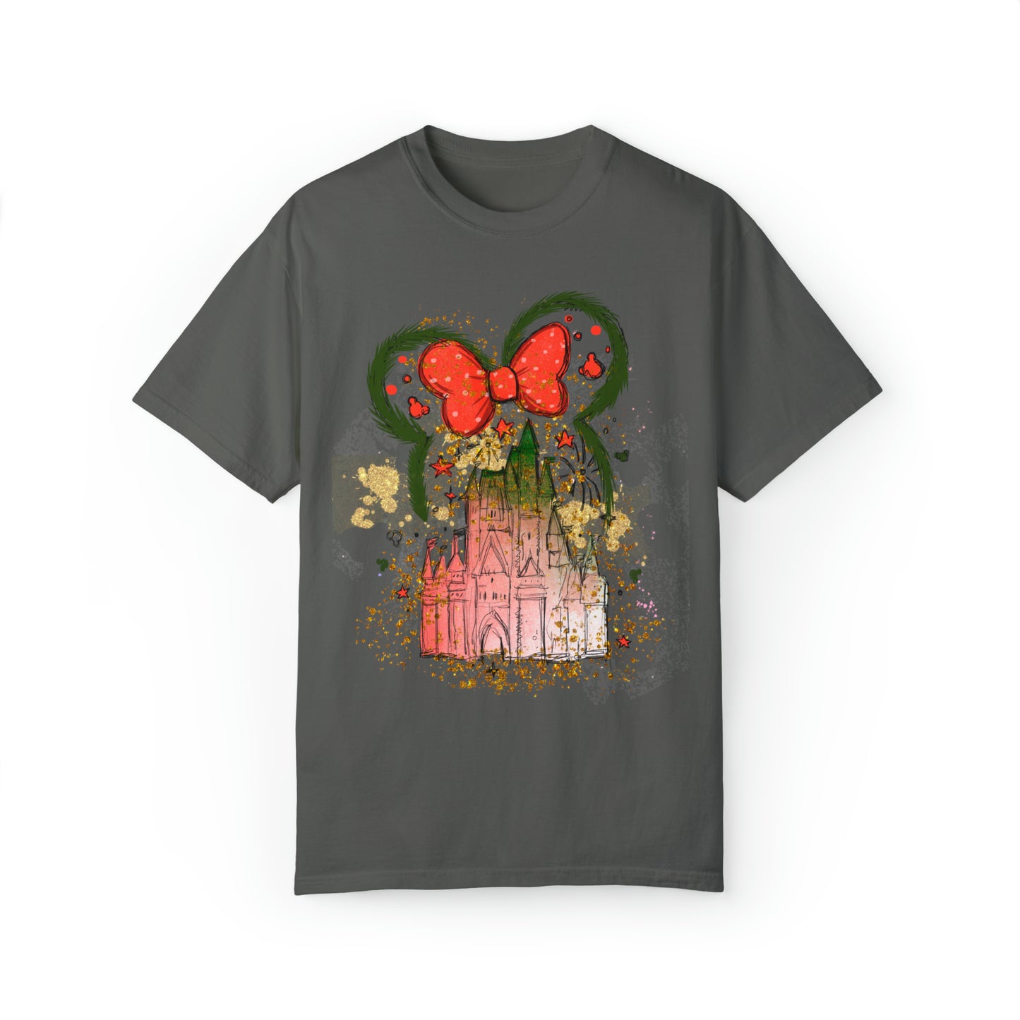 Watercolor Christmas Castle Shirt