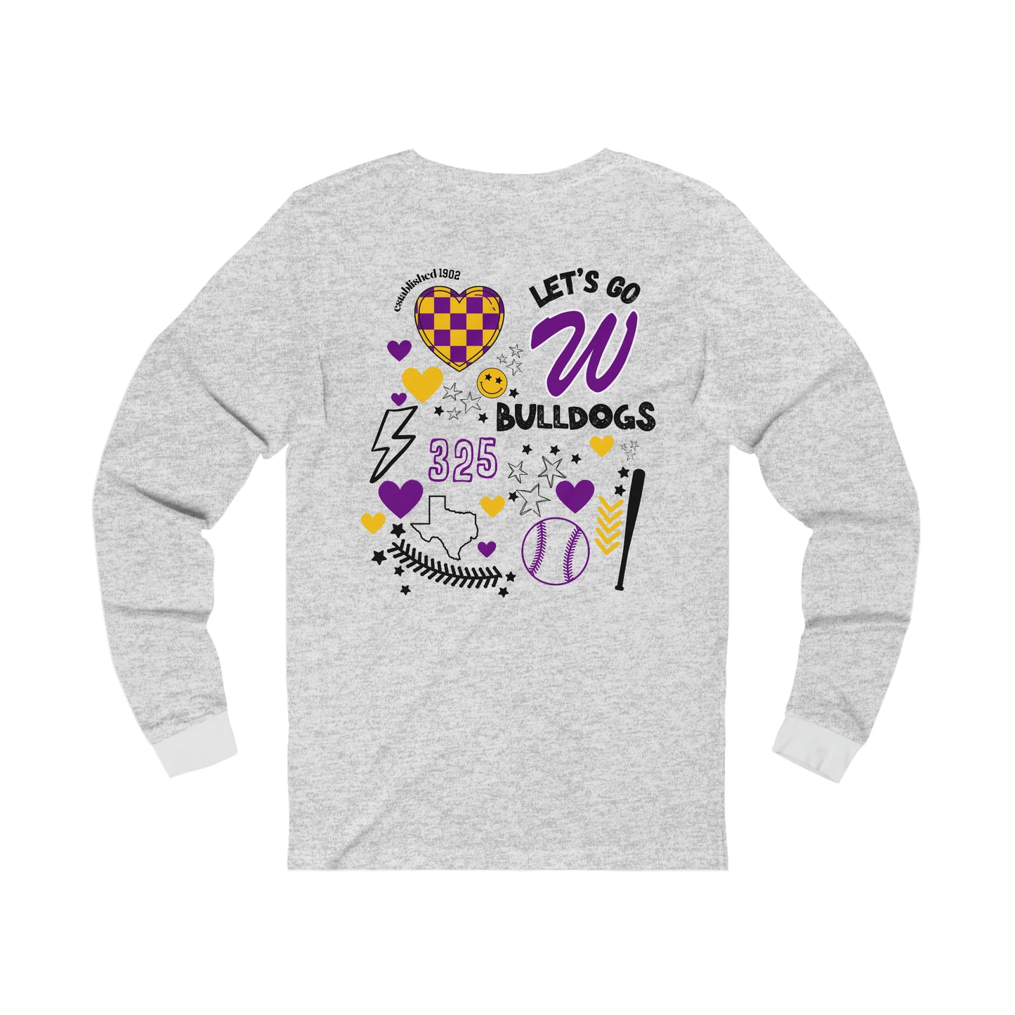 Wylie Baseball Game Day on Bella Canvas