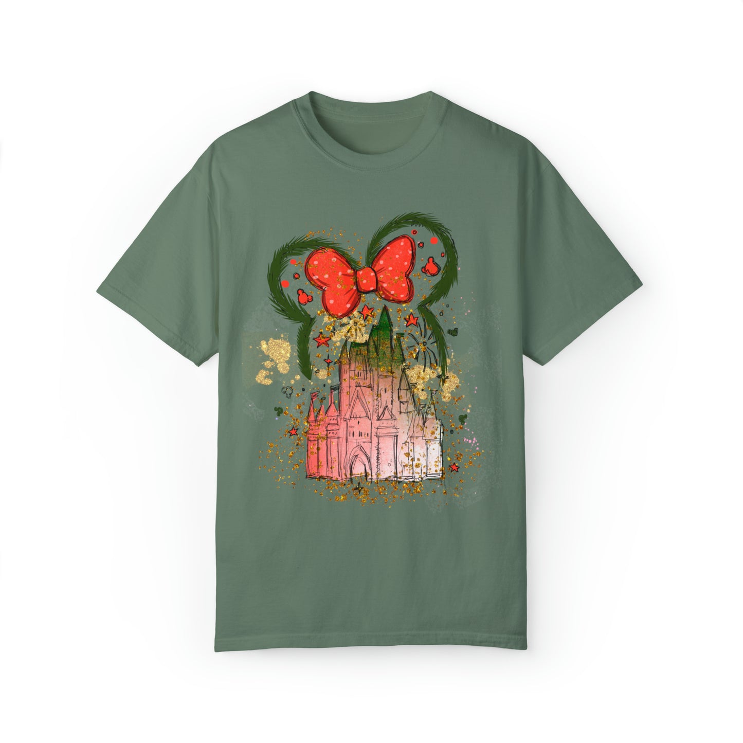 Watercolor Christmas Castle Shirt
