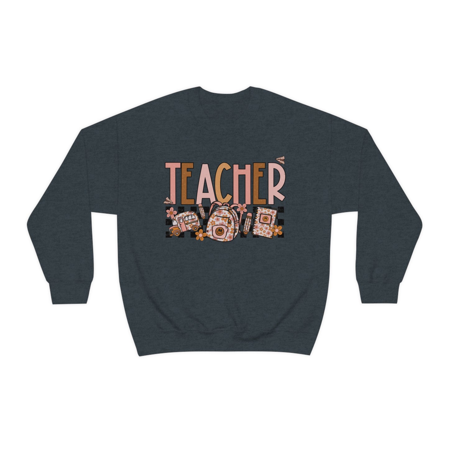 Retro Teacher Back To School Sweatshirt