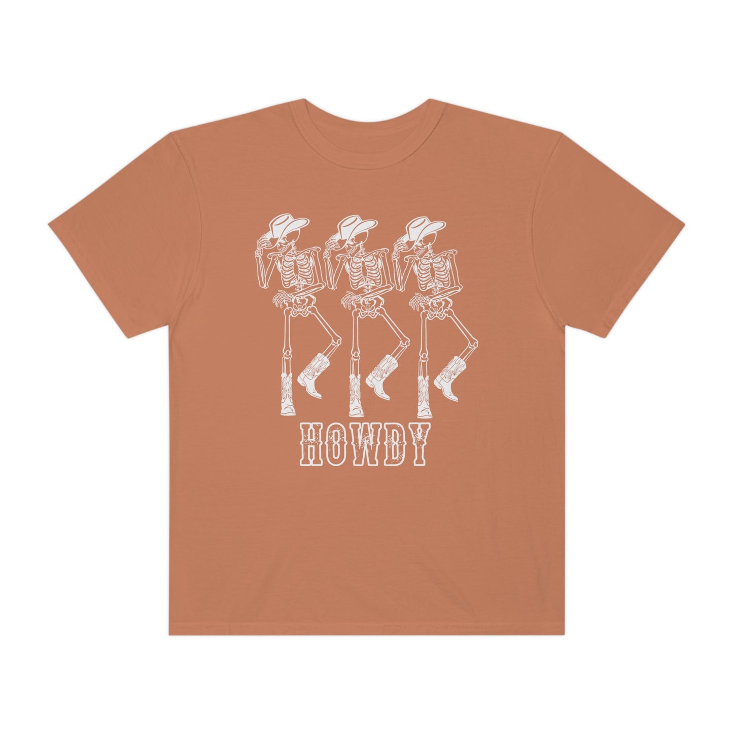 Howdy Cowboy Skeleton Tee