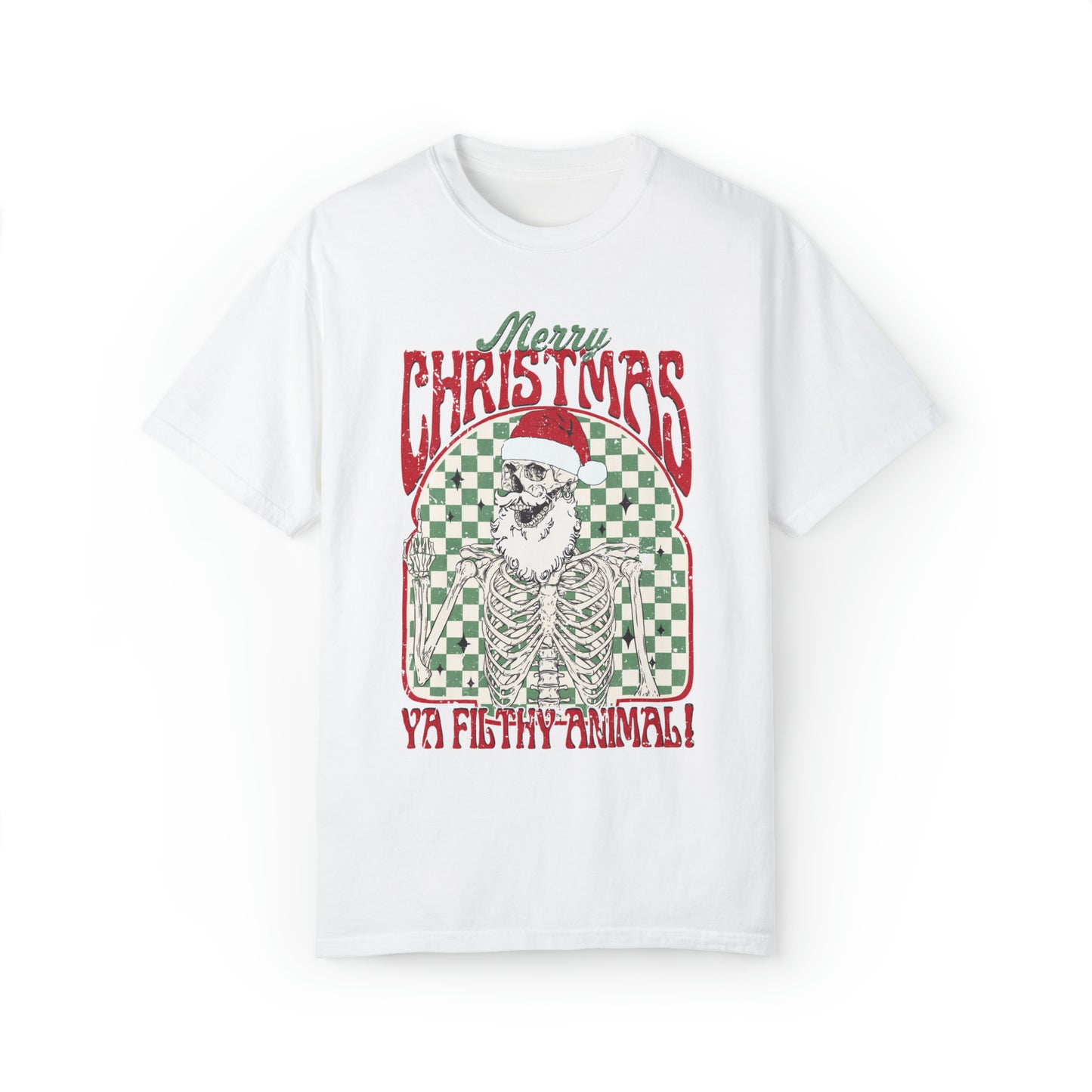 Merry Christmas Filthy Animal Skeleton Shirt