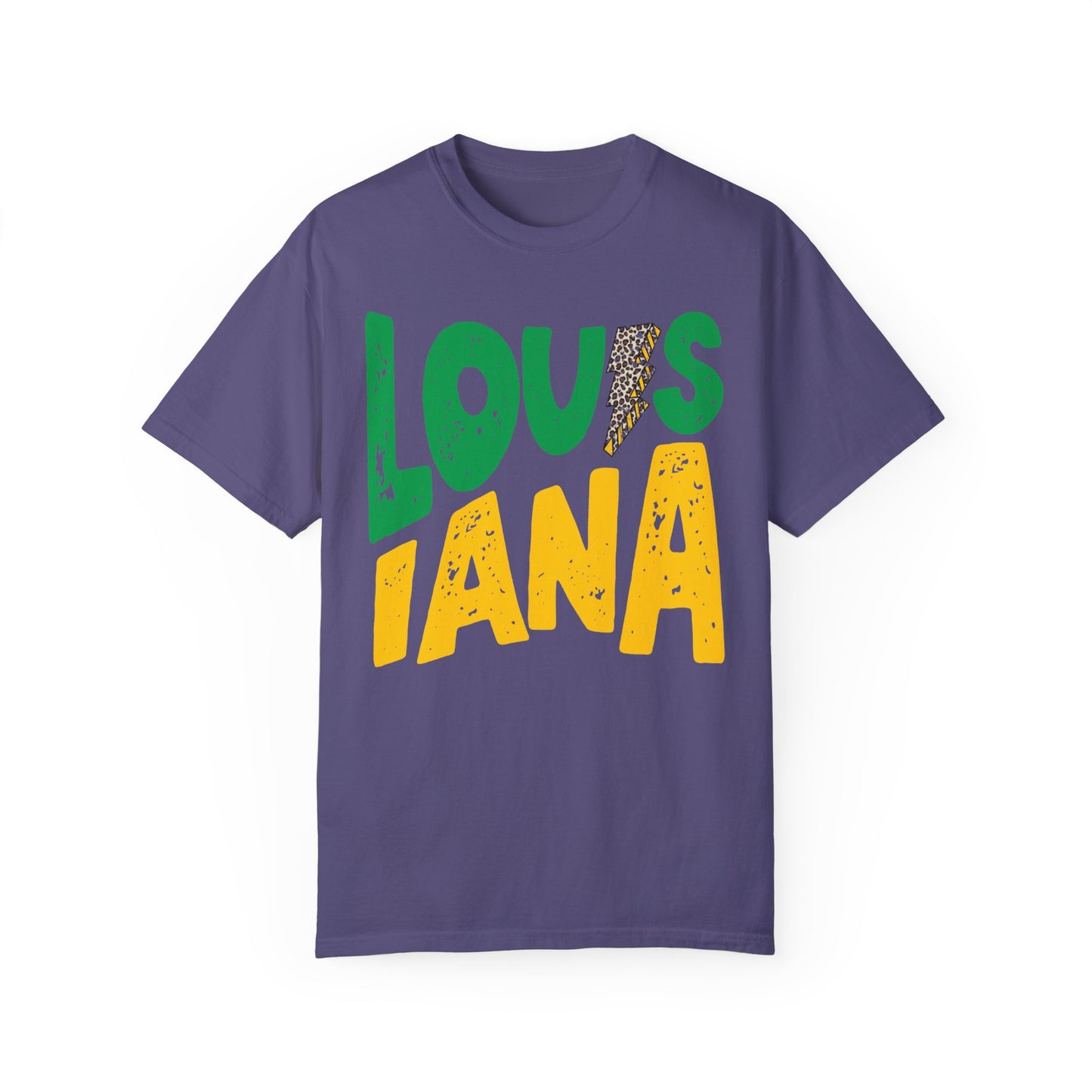 Louisiana Mardi Gras Lightning Bolt Shirt
