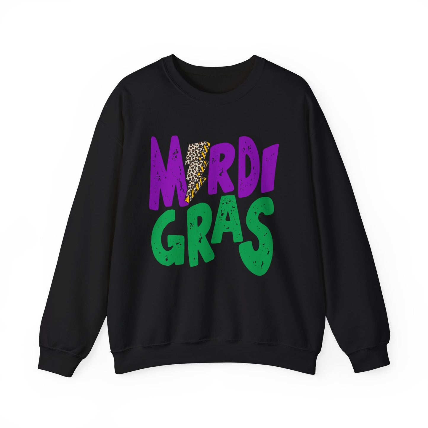 Mardi Gras Lightning Bolt Sweatshirt