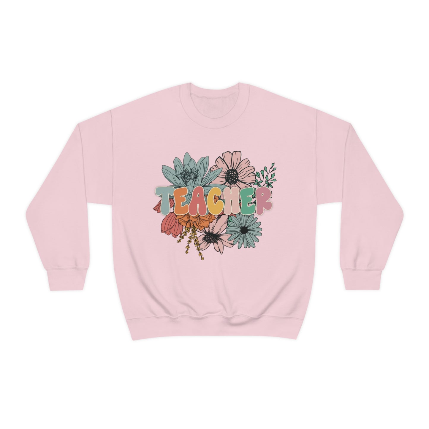 Floral Teacher Sweatshirt