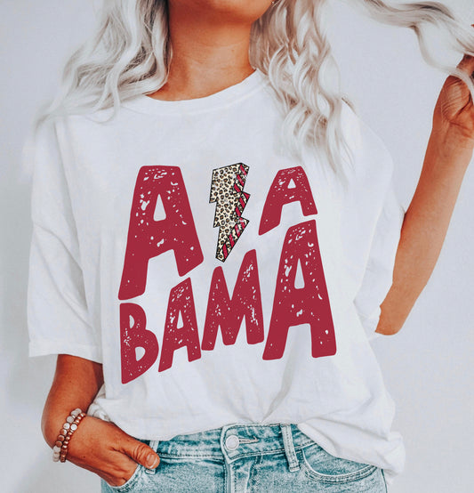 Alabama Lightning Bolt Shirt