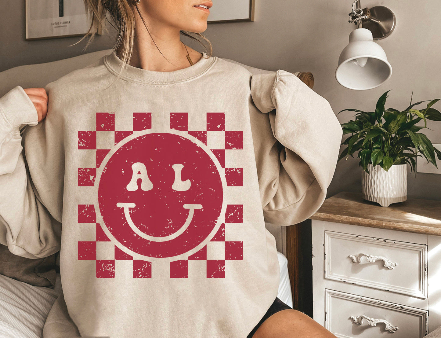 Alabama Checkered Sweatshirt