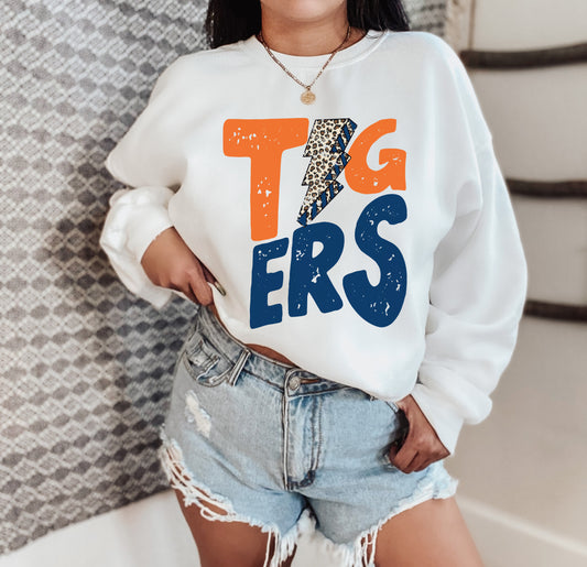 Auburn Tigers Lightning Bolt Sweatshirt