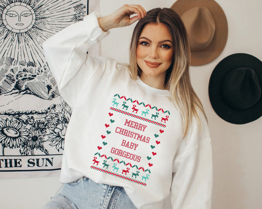 Merry Christmas Baby Gorgeous Sweatshirt