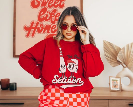 Tis The Season Baseball Sweatshirt