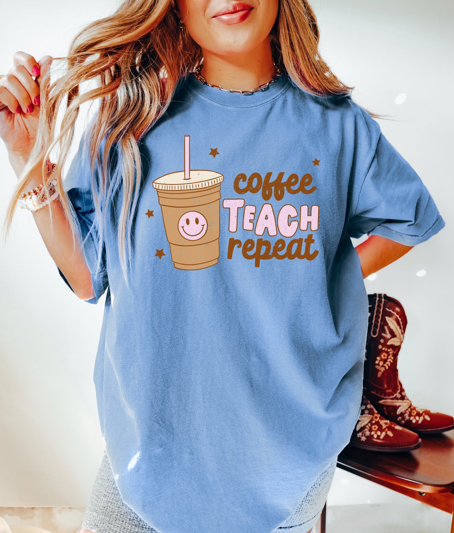 Coffee Teach Repeat Shirt