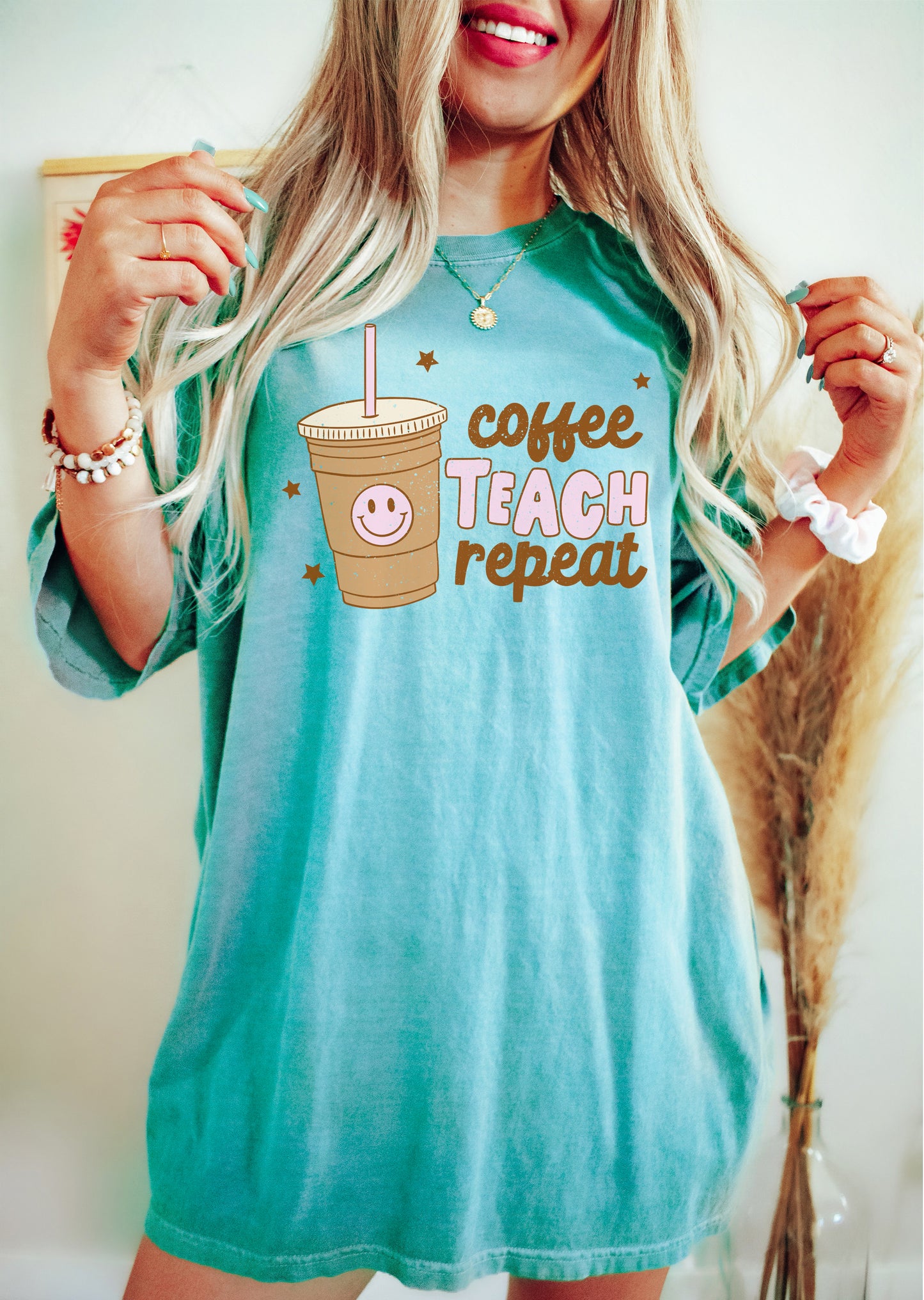 Coffee Teach Repeat Shirt