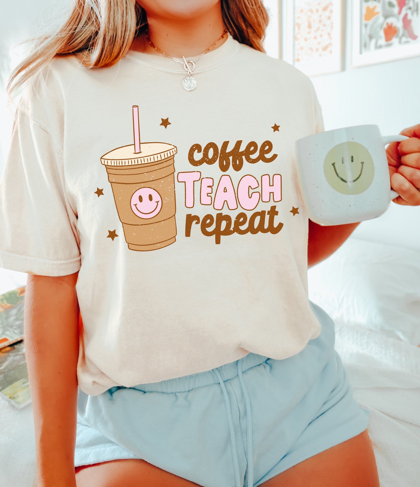 Coffee Teach Repeat Shirt