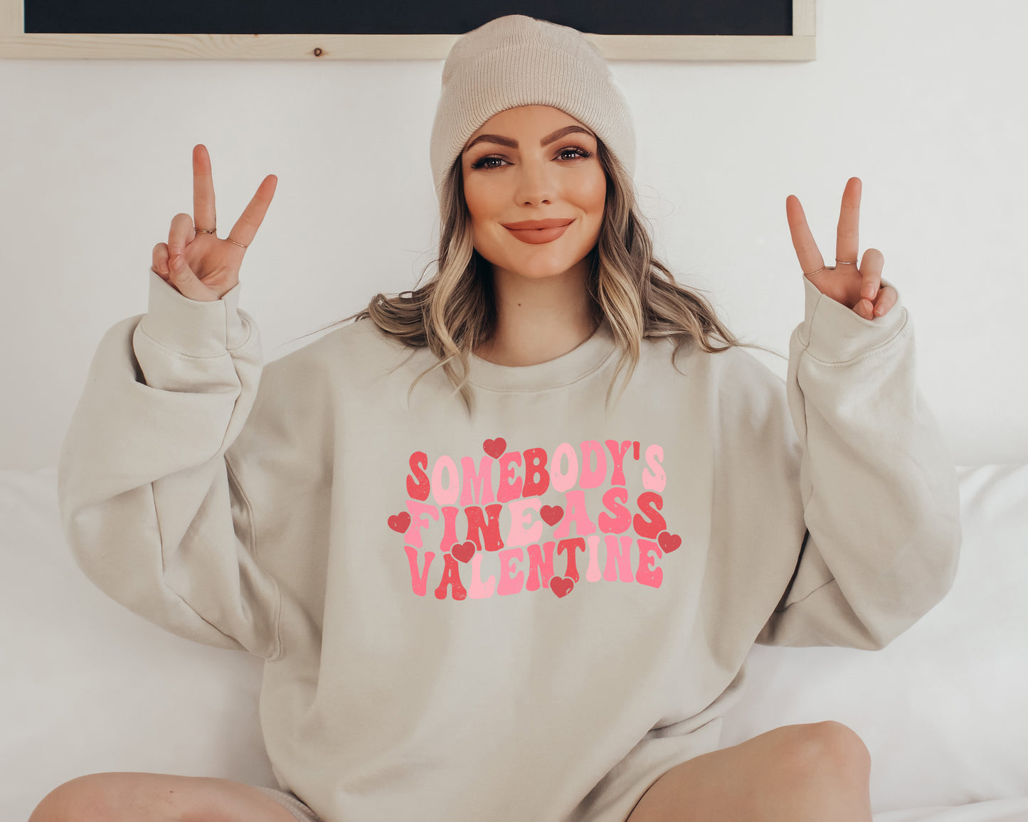 Somebody's Fine Ass Valentine Sweatshirt