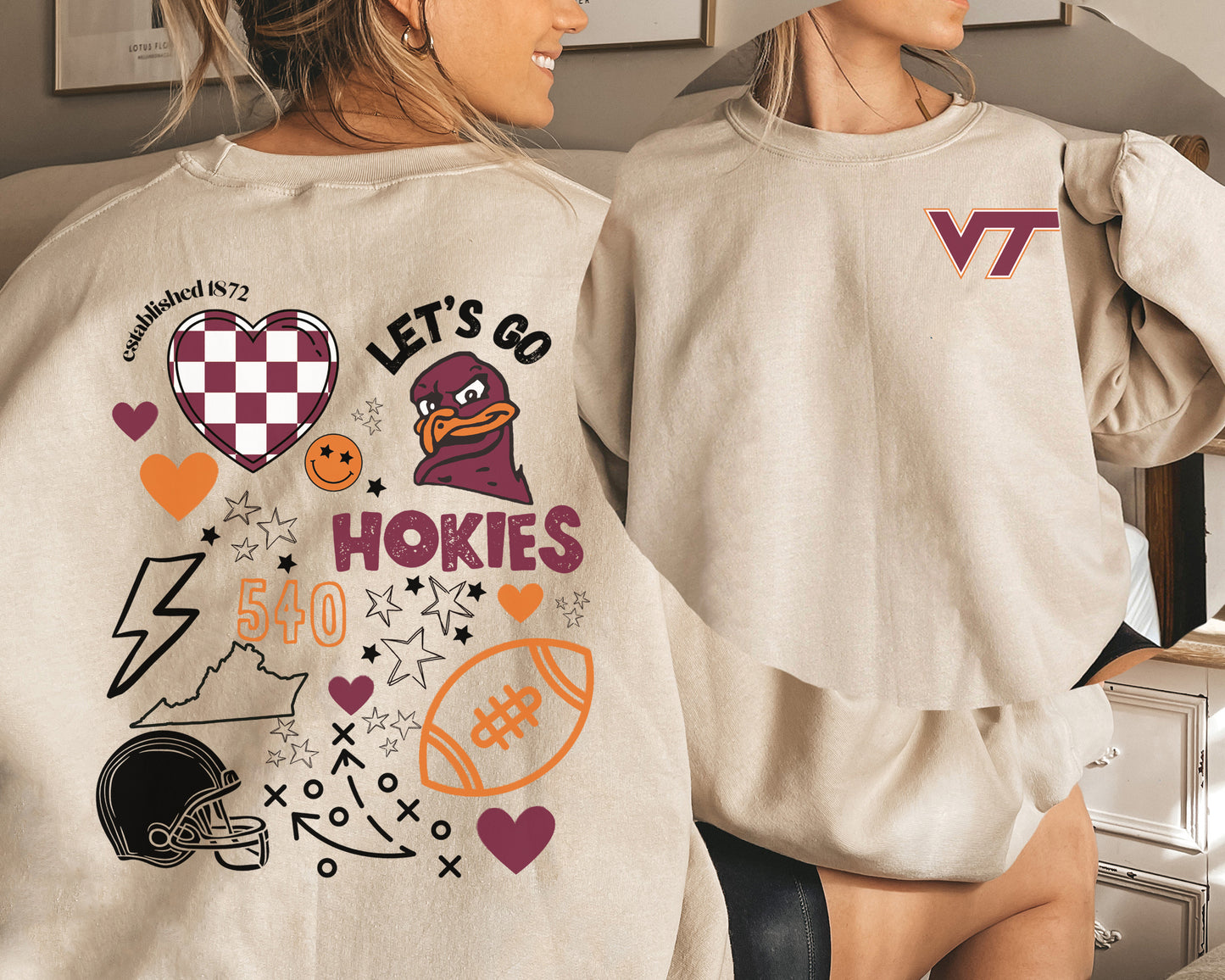 Virginia Tech Hokies Game Day Sweatshirt