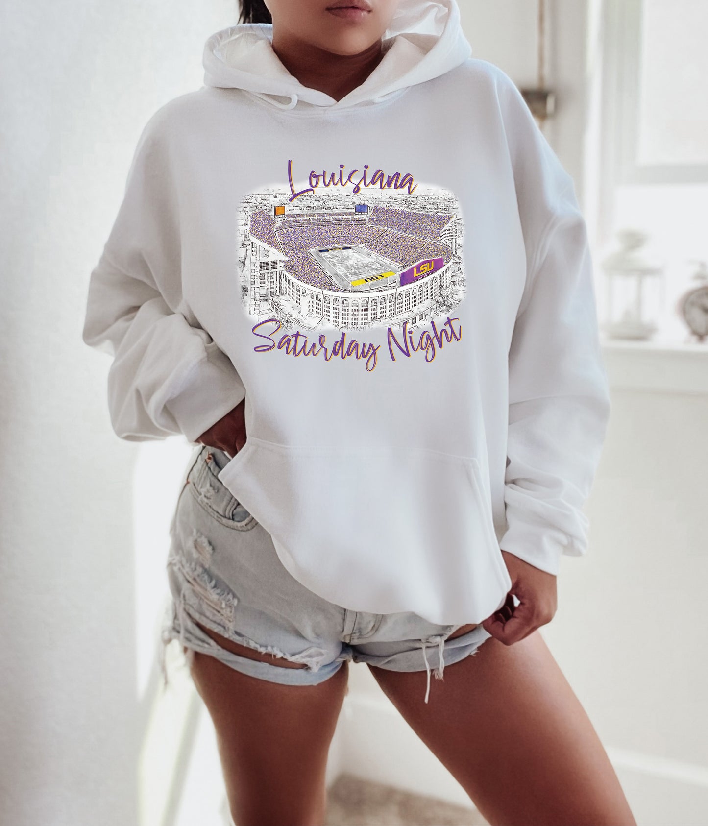 Louisiana Tiger Stadium Hoodie