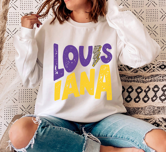 Louisiana Lightning Bolt Sweatshirt
