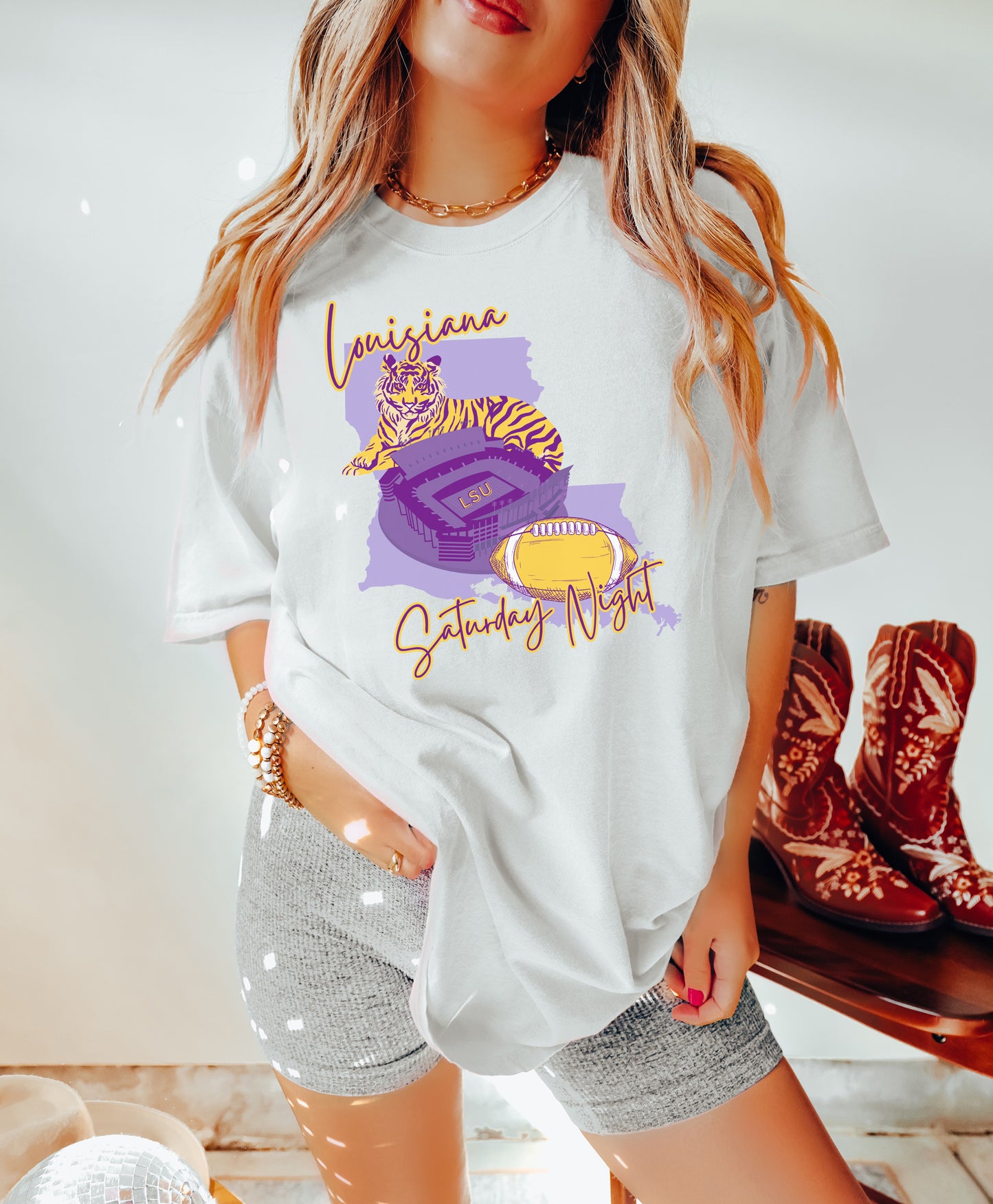Louisiana Saturday Night Tigers Shirt