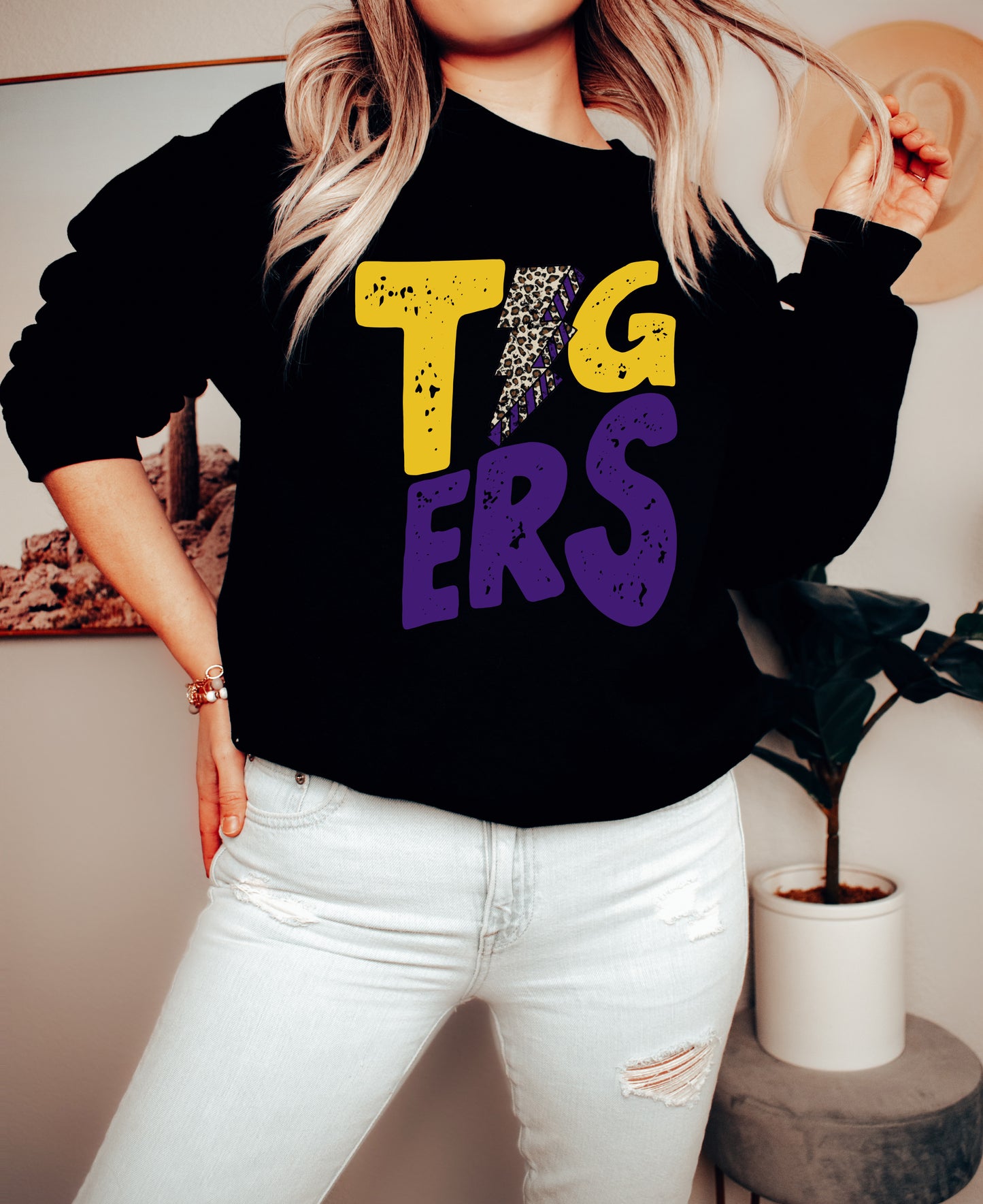 Tigers Lightning Bolt Sweatshirt